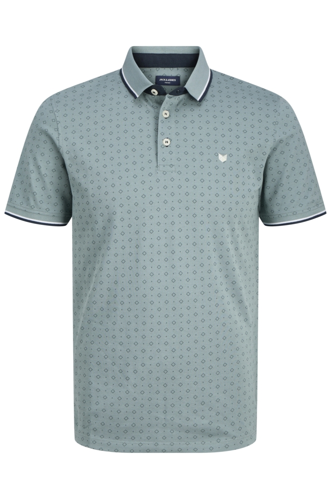 JPRPAULOS PLAY AOP BLU. SS POLO 12154548 Stormy Sea/NEW